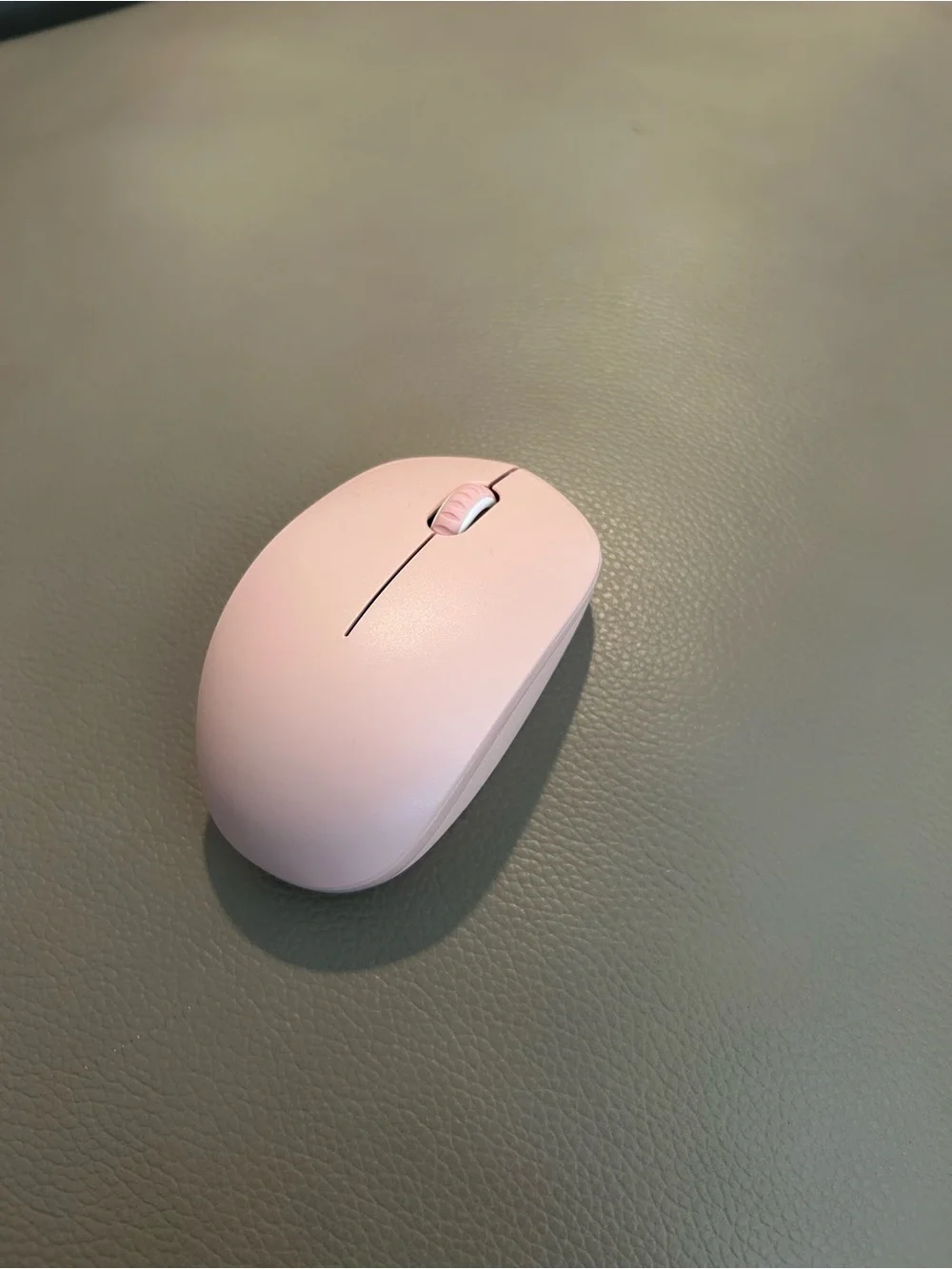 Wireless Pink Computer Mouse - Slim Portable Design